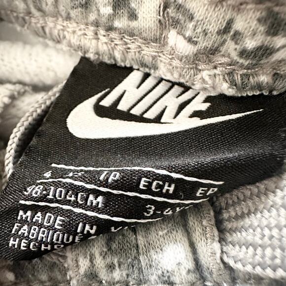 Nike Club HBR Digital Gray Camouflage Print Hoodie Sweatpant Jogger Sets 3-4 - Picture 9 of 11